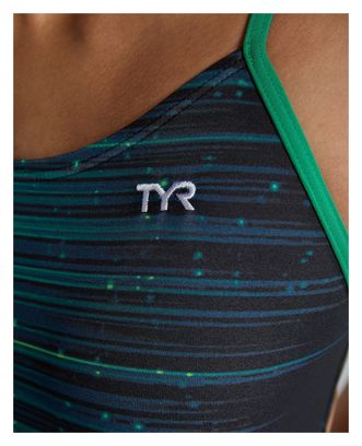 Maillot de bain Tyr Durafast Elite Speedwarp Cutoutfit Vert Femme