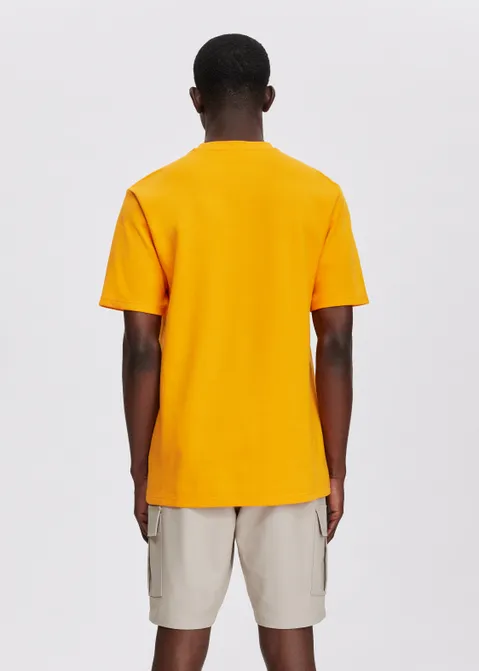 T-shirt met print registered oranje (ORA)