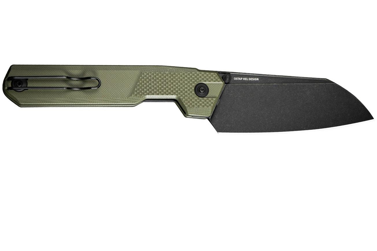 CIVIVI Hid C23008-2 Blackwashed, OD Green G10, zakmes, Ostap Hel Design