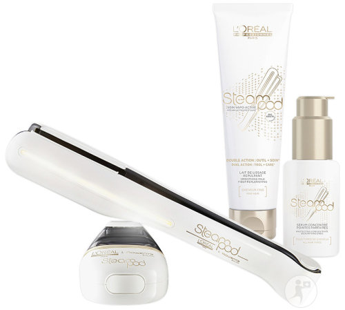 L'Oréal Professionnel Steampod 2.0 + Crème De Lissage Cheveux Fins 150ml + Sérum Concentré 50ml