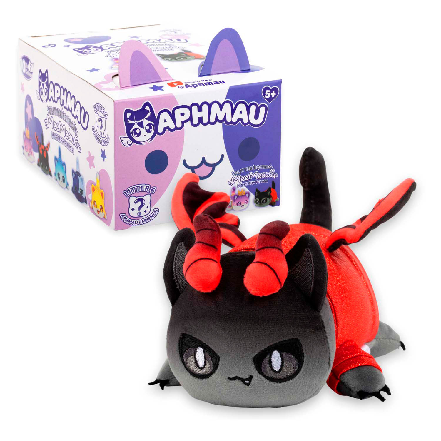 Aphmau & Friends6 Verrassing Meemeow Knuffel Pluche, 15cm