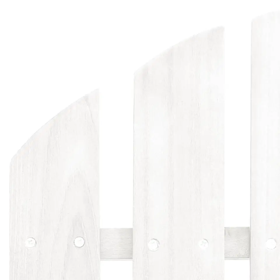 vidaXL - Tuinstoel - Wit - Hout