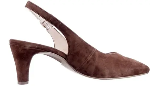 Gabor 81.590.18 maat 8.5 Sling back donkerbruin Calandschoen