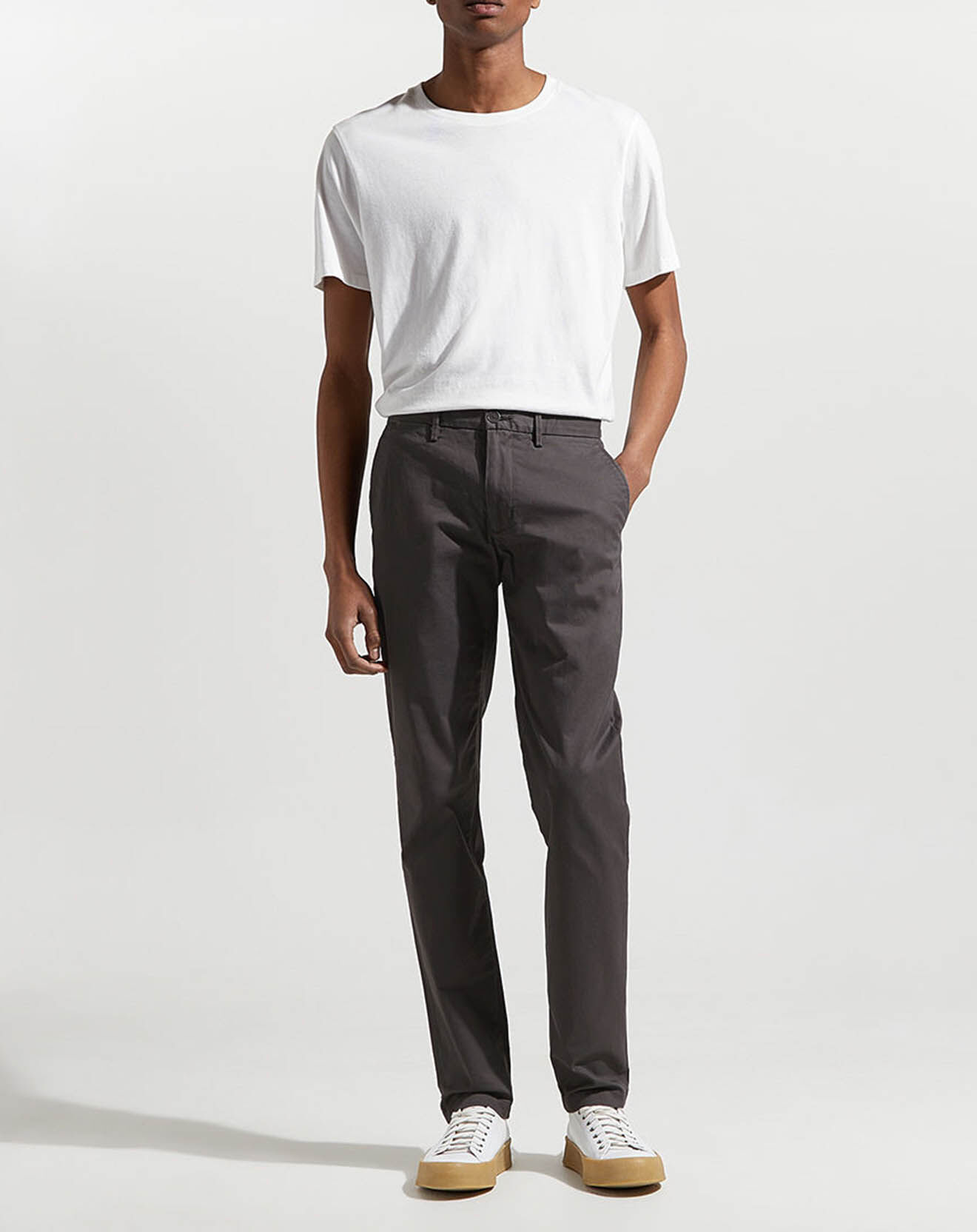 Tommy Hilfiger Pantalon chino Core Denton 1985 gris foncé
