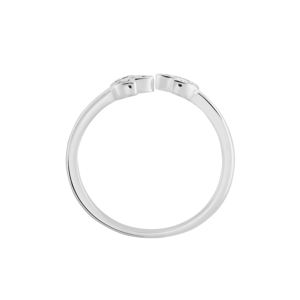 Bague Menades Argent 925/1000 Oxyde De Zirconium