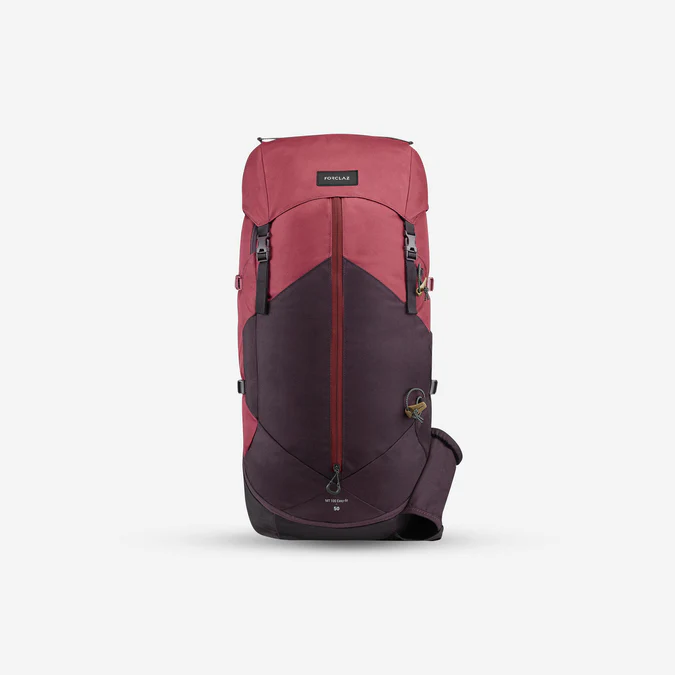 Decathlon Forclaz - Mochila Forclaz MT100 Easyfit Feminina de 50 litros para Mochilão