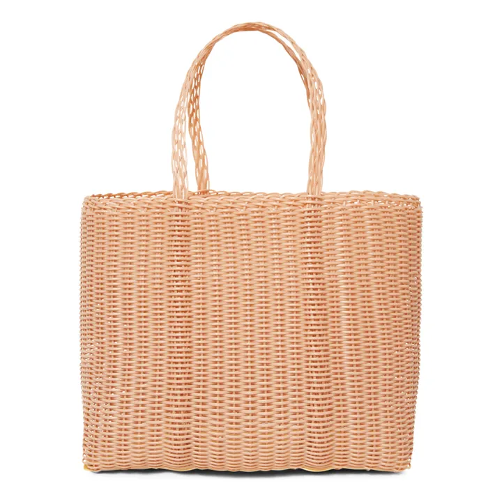 Palorosa Cabas Flat S | Rose pêche
