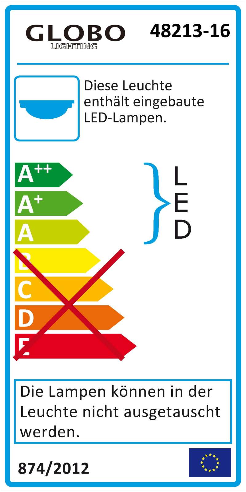 LED-Deckenleuchte - chrom - Ø 28 cm