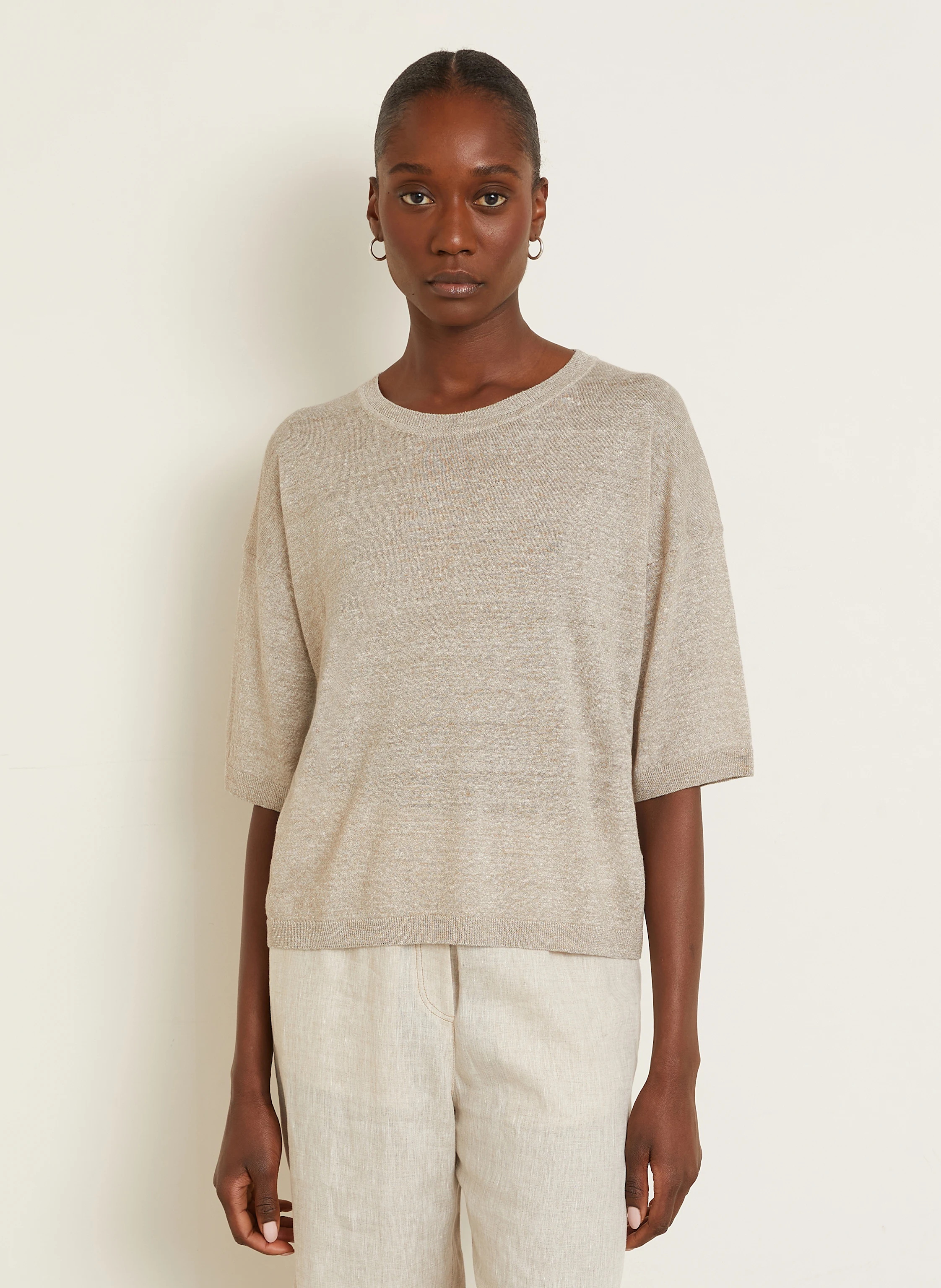 IRIS von ARNIM T-Shirt VENERA mit Leinen