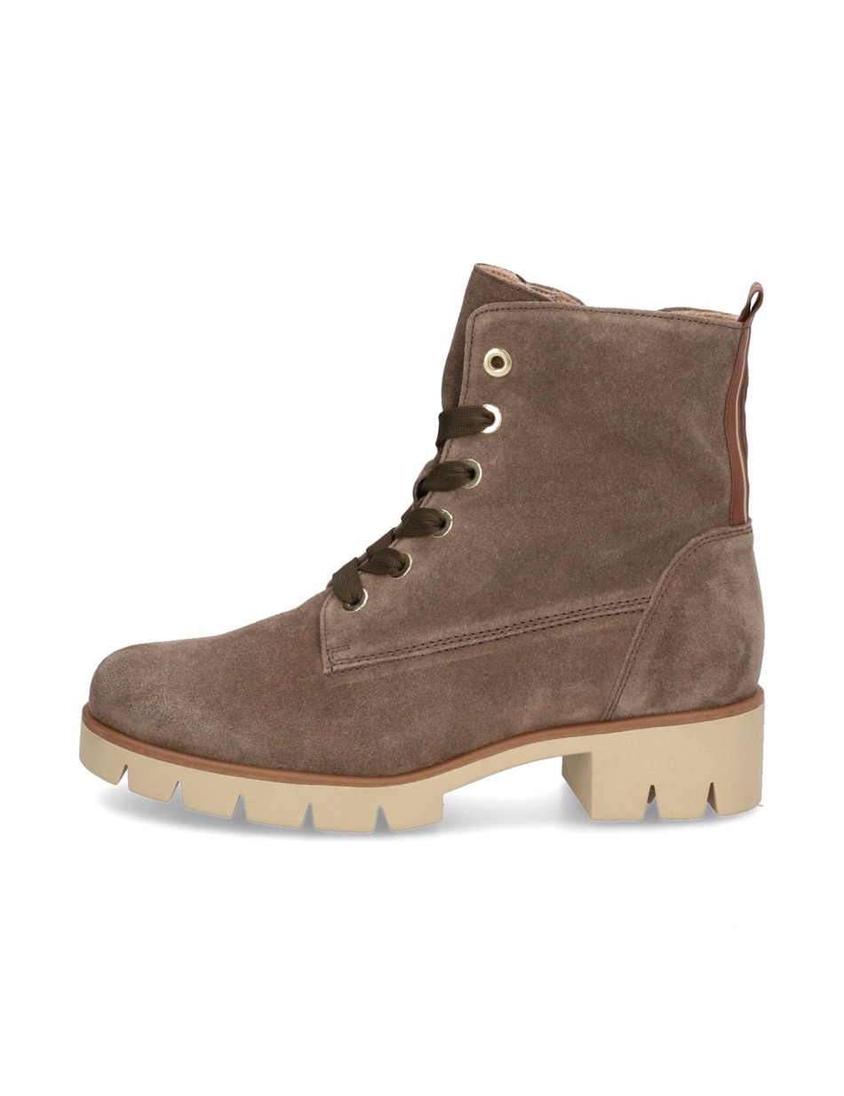 Veloursleder Schnürboot