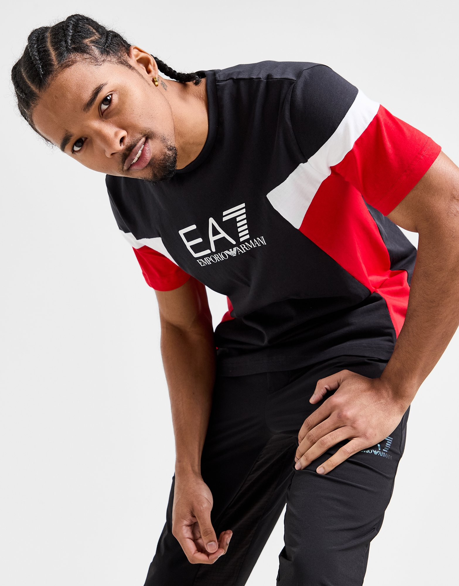Emporio Armani EA7 T-shirt Colour Block Homme