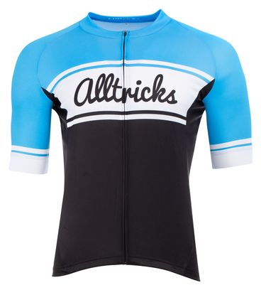 Maillot Manches Courtes Alltricks Vintage Bleu