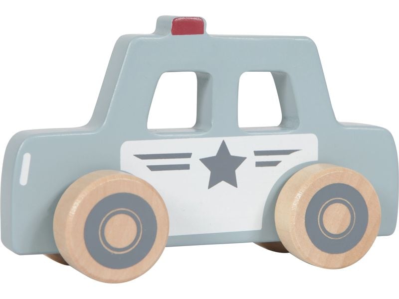 Little Dutch Einsatzfahrzeuge Holzset Notdienstwägen aus Holz