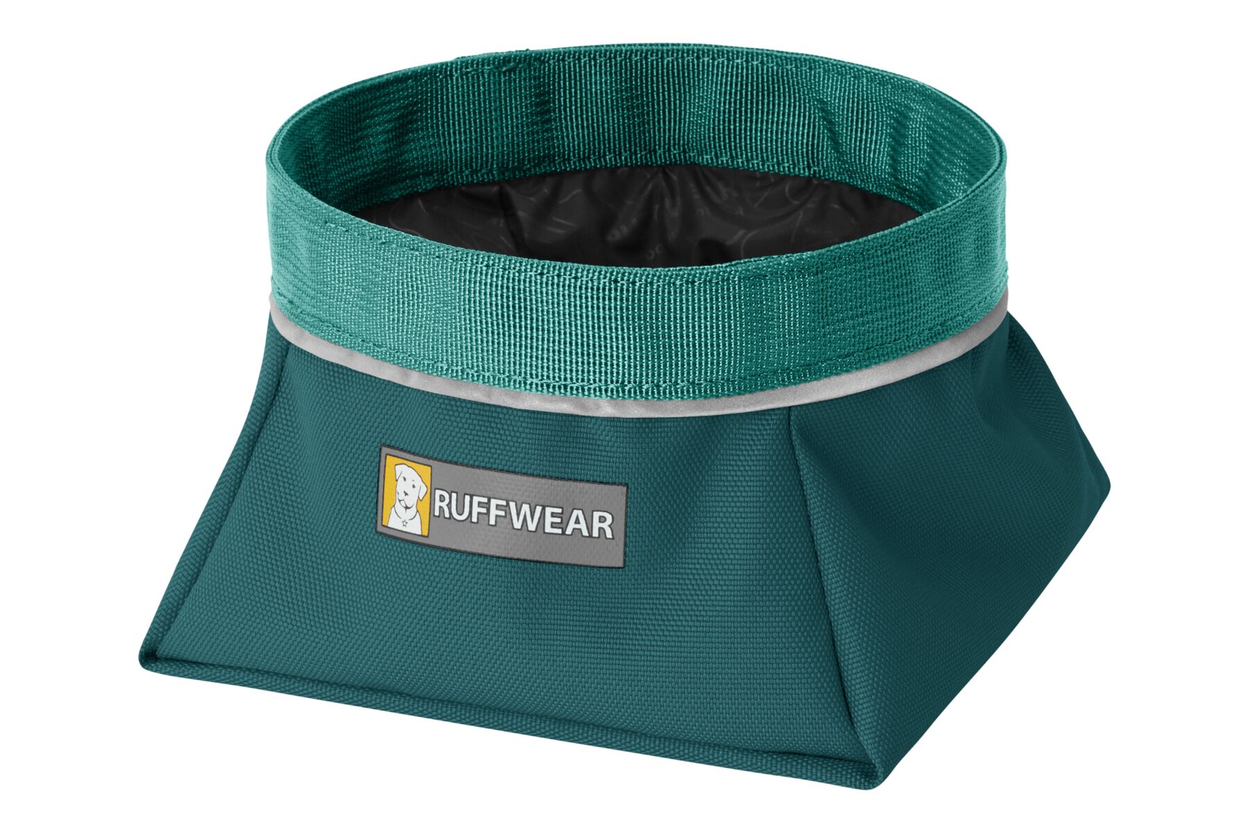 Bol pliable à nourriture et à eau léger quencher™. Couleur: tumalo teal (sarcelle), taille: l