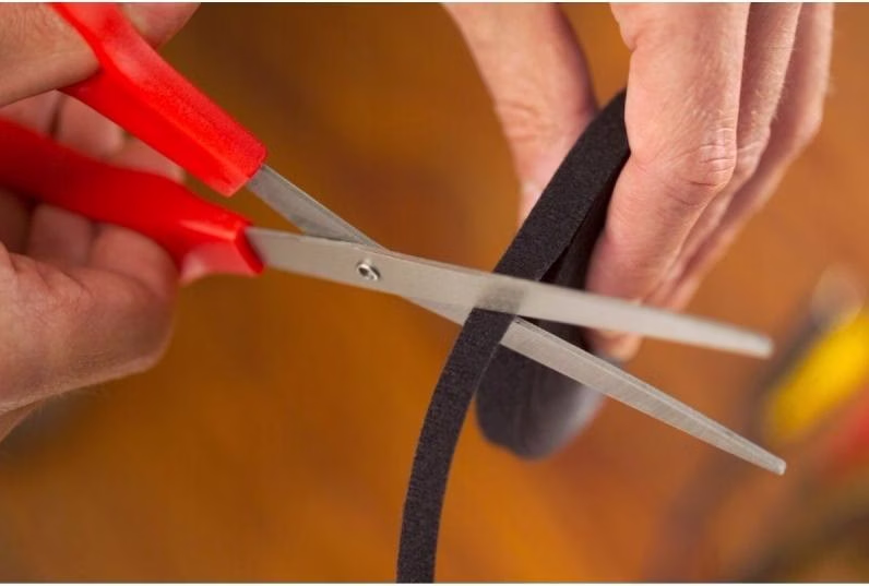 (10mmx5m) On&Off Cable Manager Kabelbinder Band Klettband Streifen (55239-00000-02) - Schwarz