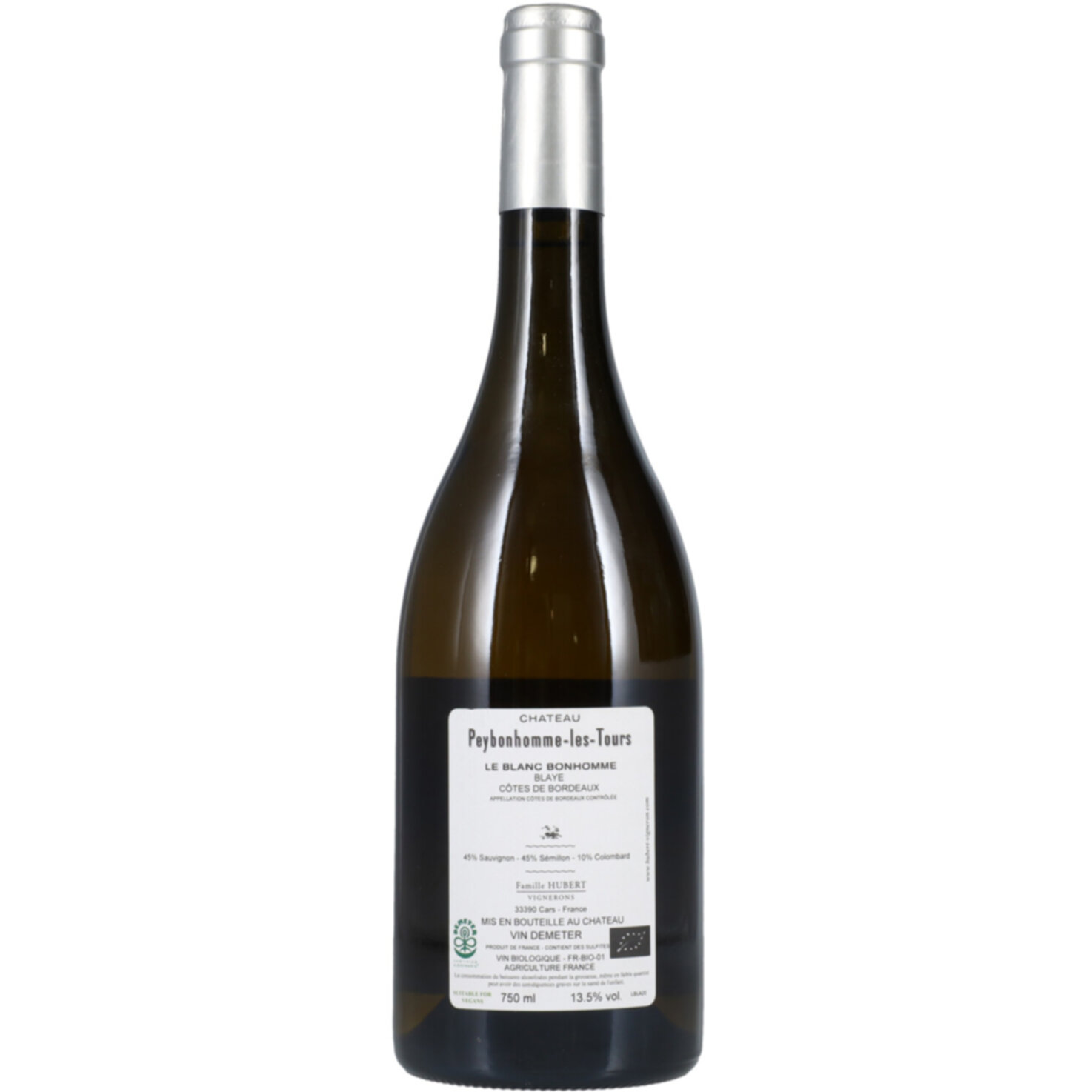 Château Peybonhomme les tours Bordeaux AOP Blanc Bonhomme -75cl