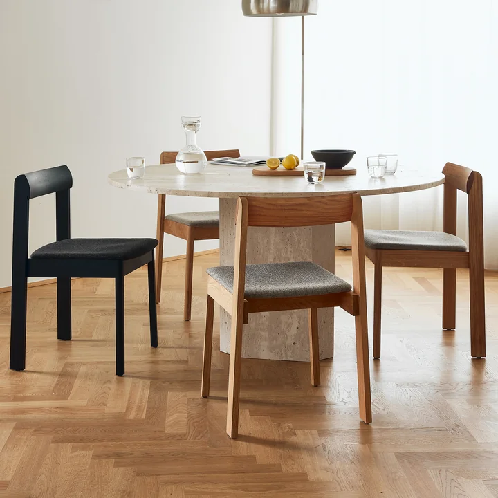 Form & Refine - Blueprint Stuhl, Esche schwarz