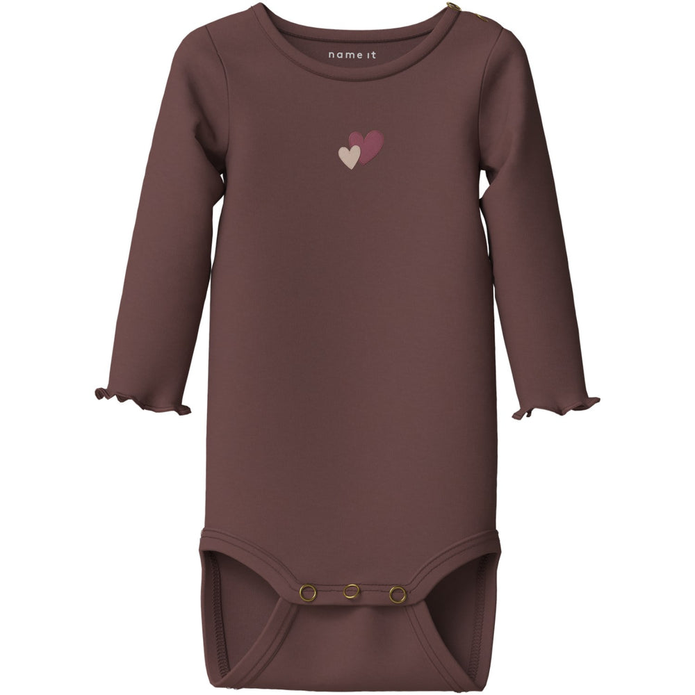 Køb Name It Marron Nbfhanilia Ls Xsl Body