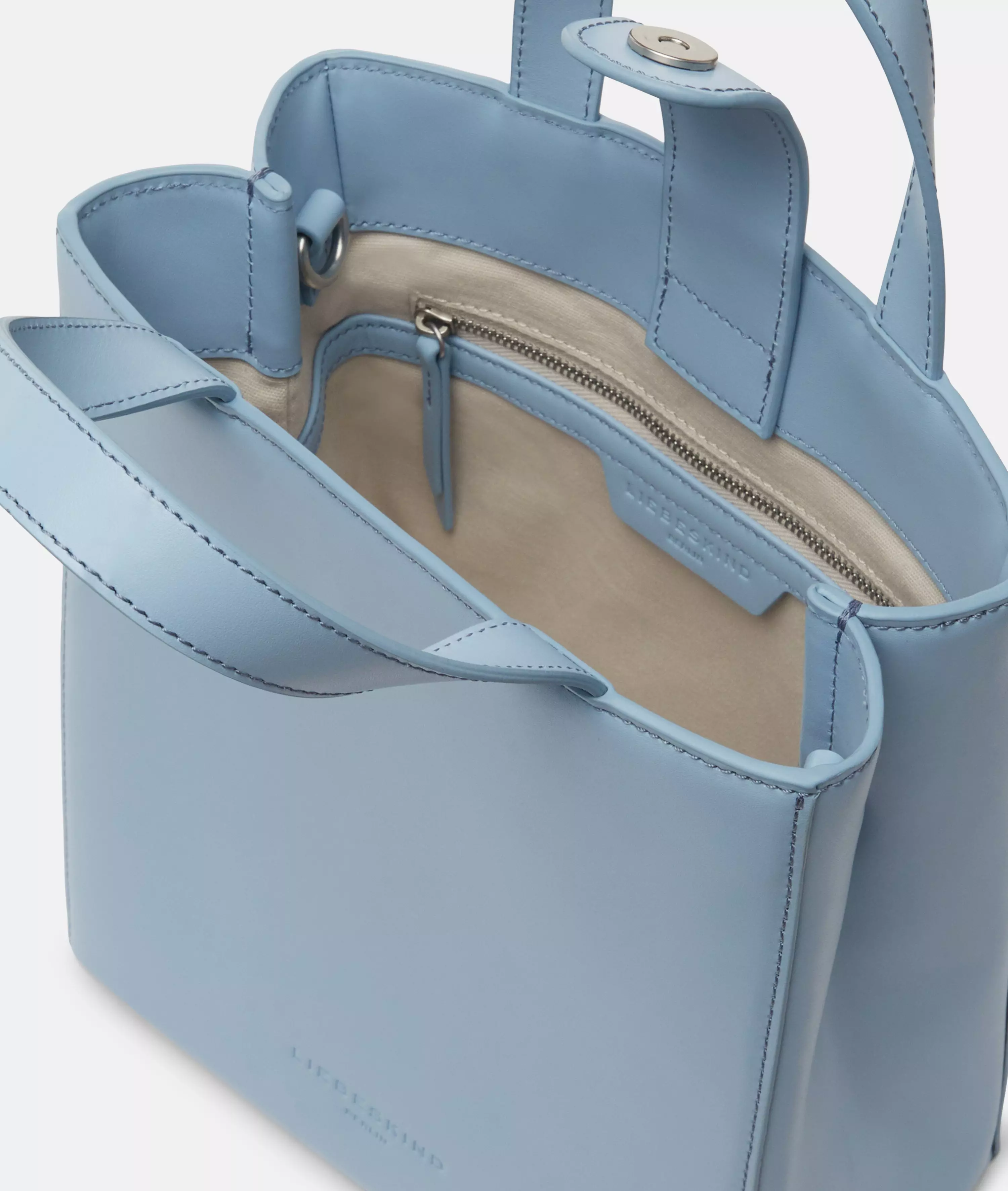 Paper Bag S Handy tote made from smooth leather