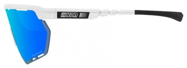 Scicon Sports Aerowing Lunettes De Soleil De Performance Sportive (Multimirror Bleu Scnpp/Luminosité Blanche)