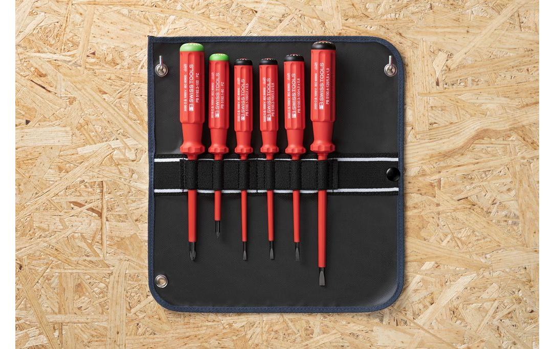 Schraubenzieher-Set Classic VDE PB 5543 6-teiligRolltasche