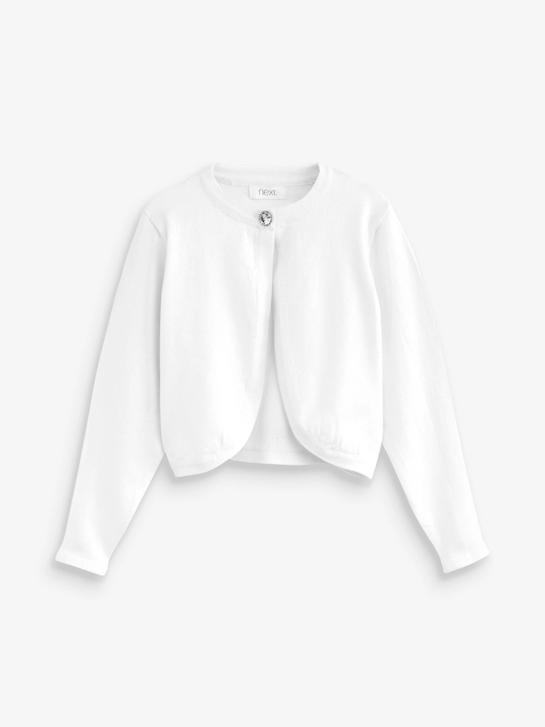 Wit - Gelegenheidsvest met bolero (3 mnd- 16 jr)