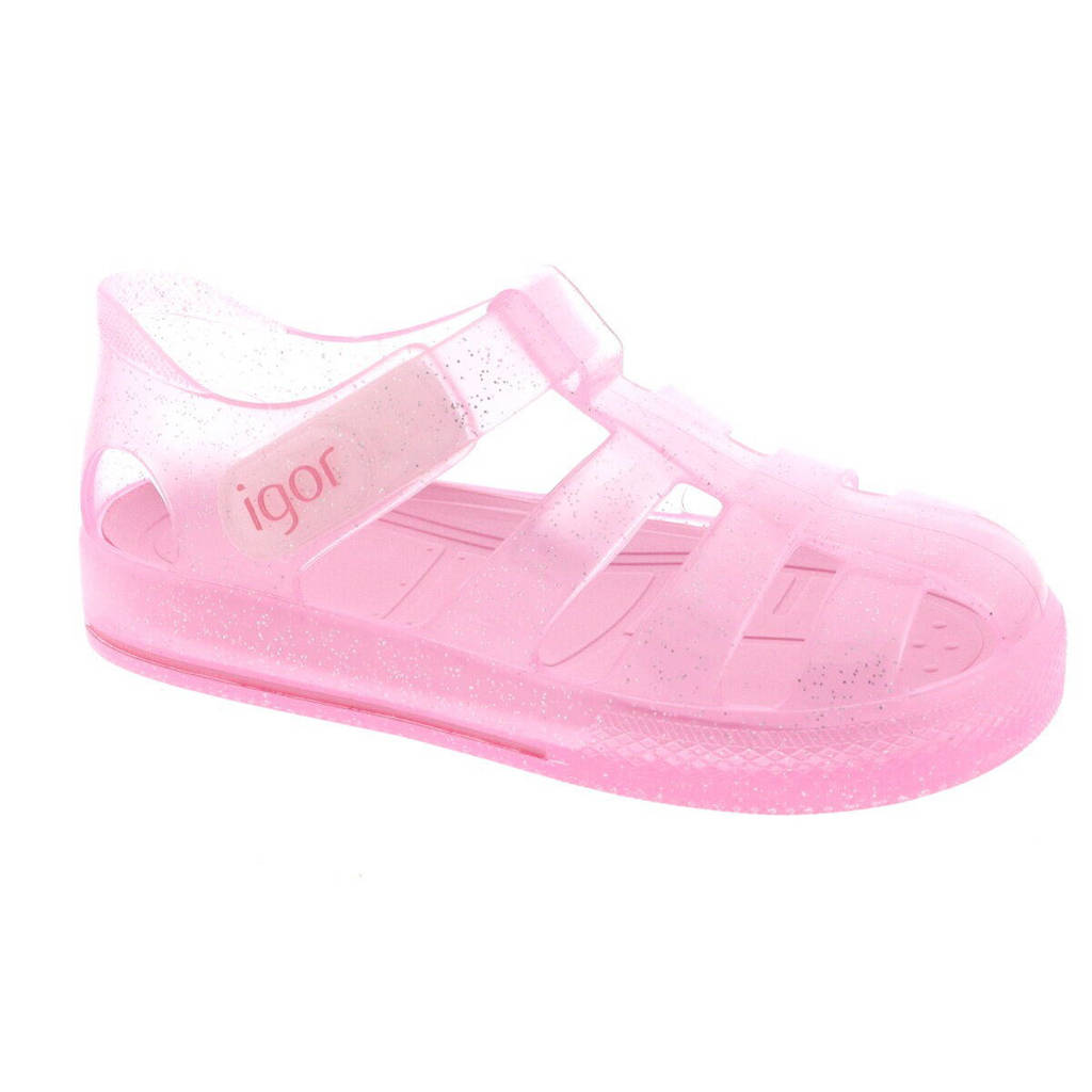 Igor waterschoenen met glitters roze