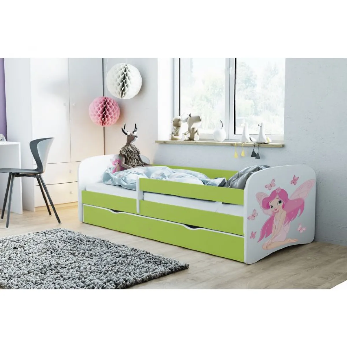 Lit Babydreams Fée Vert avec Papillons