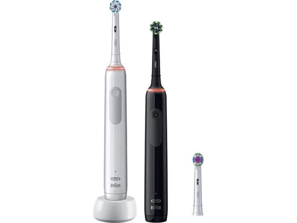 Oral-B Pro 3 3900 elektrisk tannbørste - dobbeltpakke