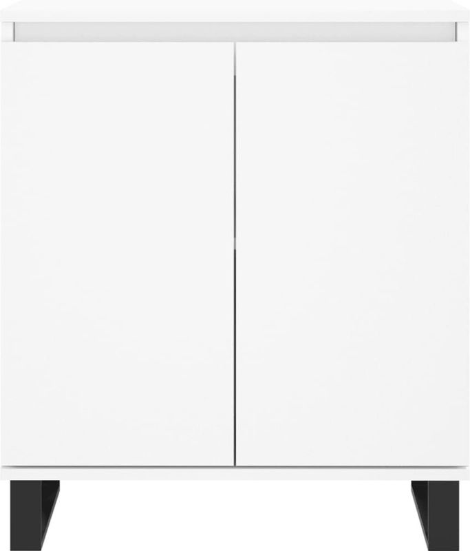 vidaXL - Dressoir - Wit - 60x35x70 cm - Bewerkt Hout
