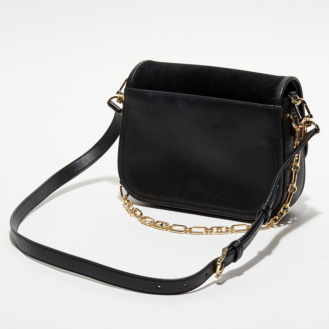 Michael Kors Sac porté épaule en Cuir Parker noir - 23x19x6 cm