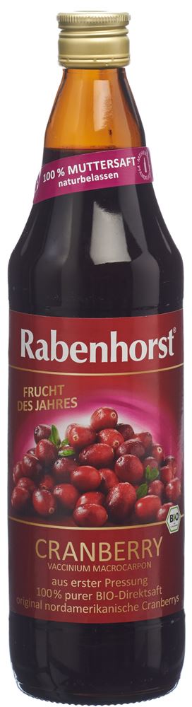 Rabenhorst Cranberry Muttersaft<br>750 ml, Flasche, Bio