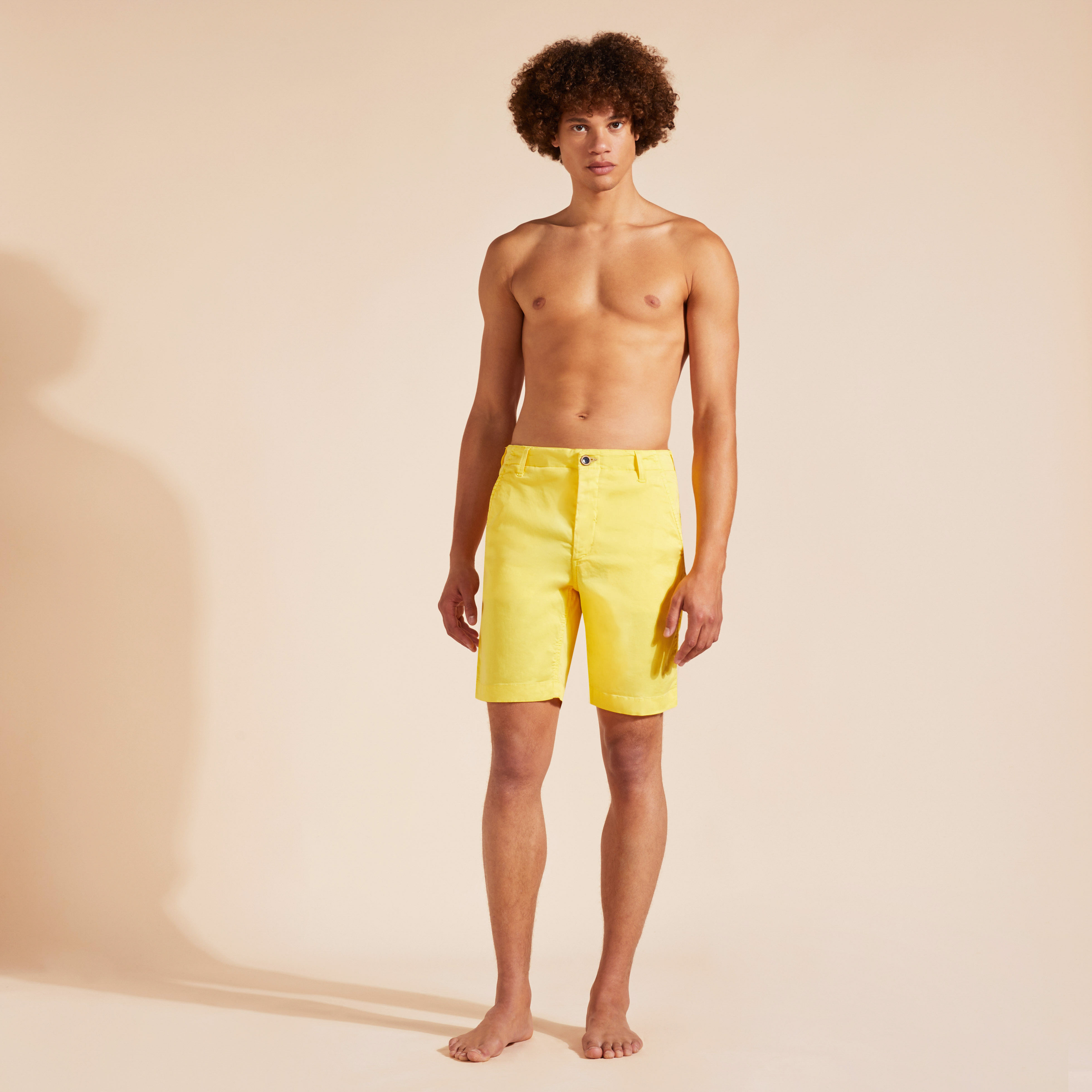 Bermuda en Tencel Homme Uni | Short Homme Vilebrequin