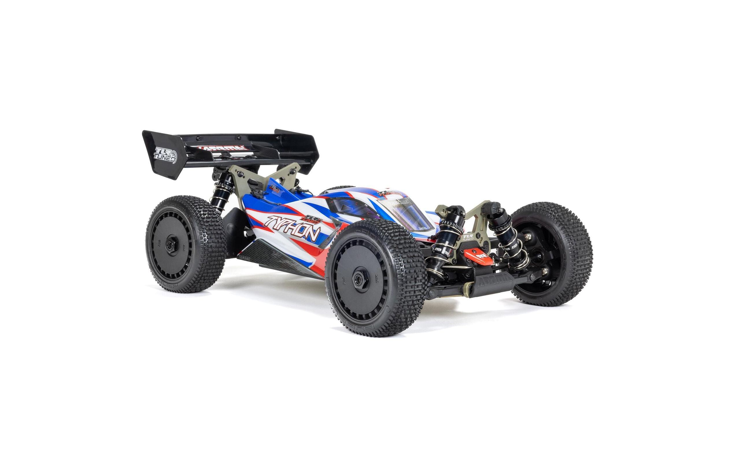 Buggy Typhon BLX 6S TLR Tuned 4WD ARTR, 1:8<br>Renntauglicher Basher Buggy mit Spektrum Brushless Antrieb