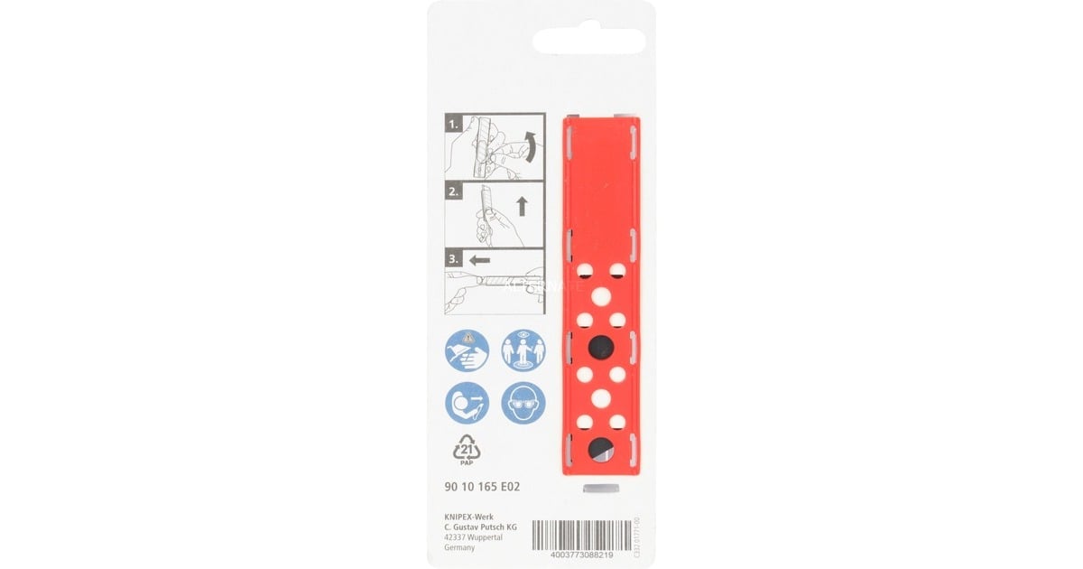 KNIPEXVervangmessen 90 10 165 E02, 10 stuks reservemes  (voor CutiX 90 10 165 BK)