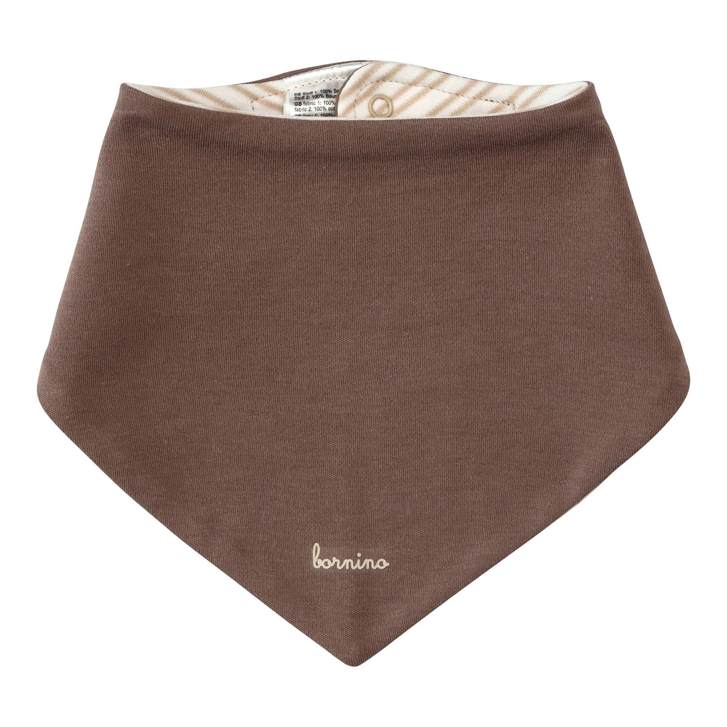 Bornino - Lieblinge 3er-Pack Wende-Dreieckstücher beige/braun/schwarz