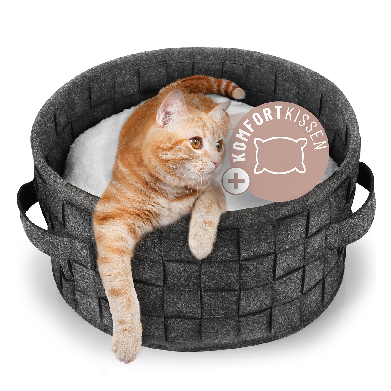 REAVET Samtpfoten-Nest Katzenbett