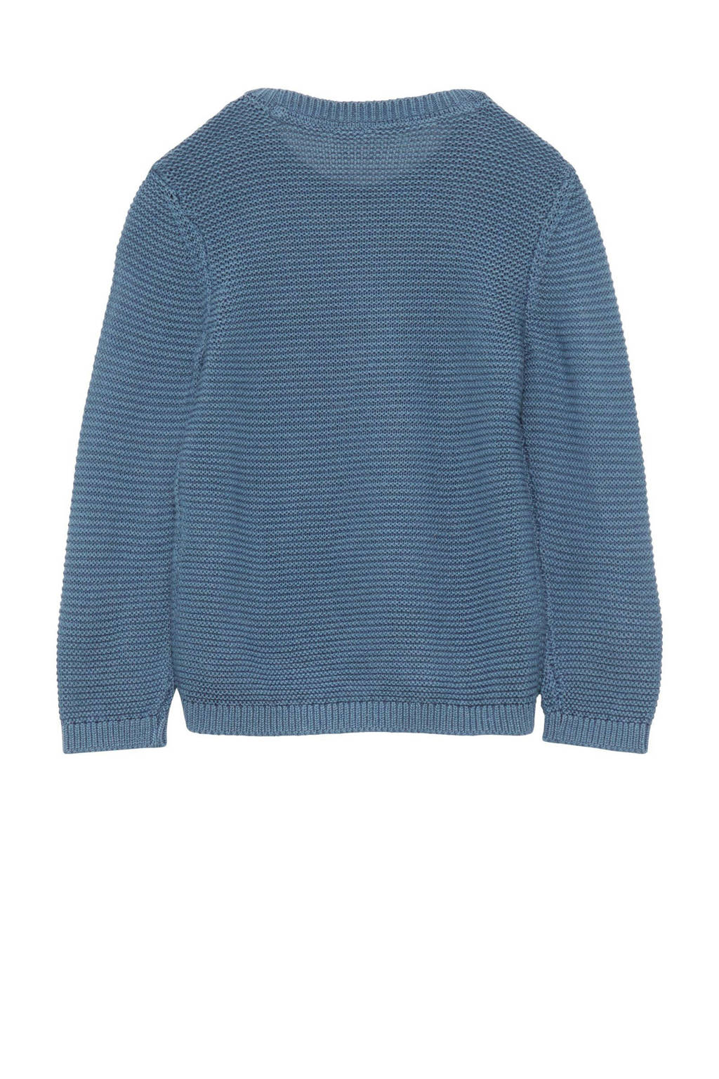 s.Oliver gebreide trui blauw