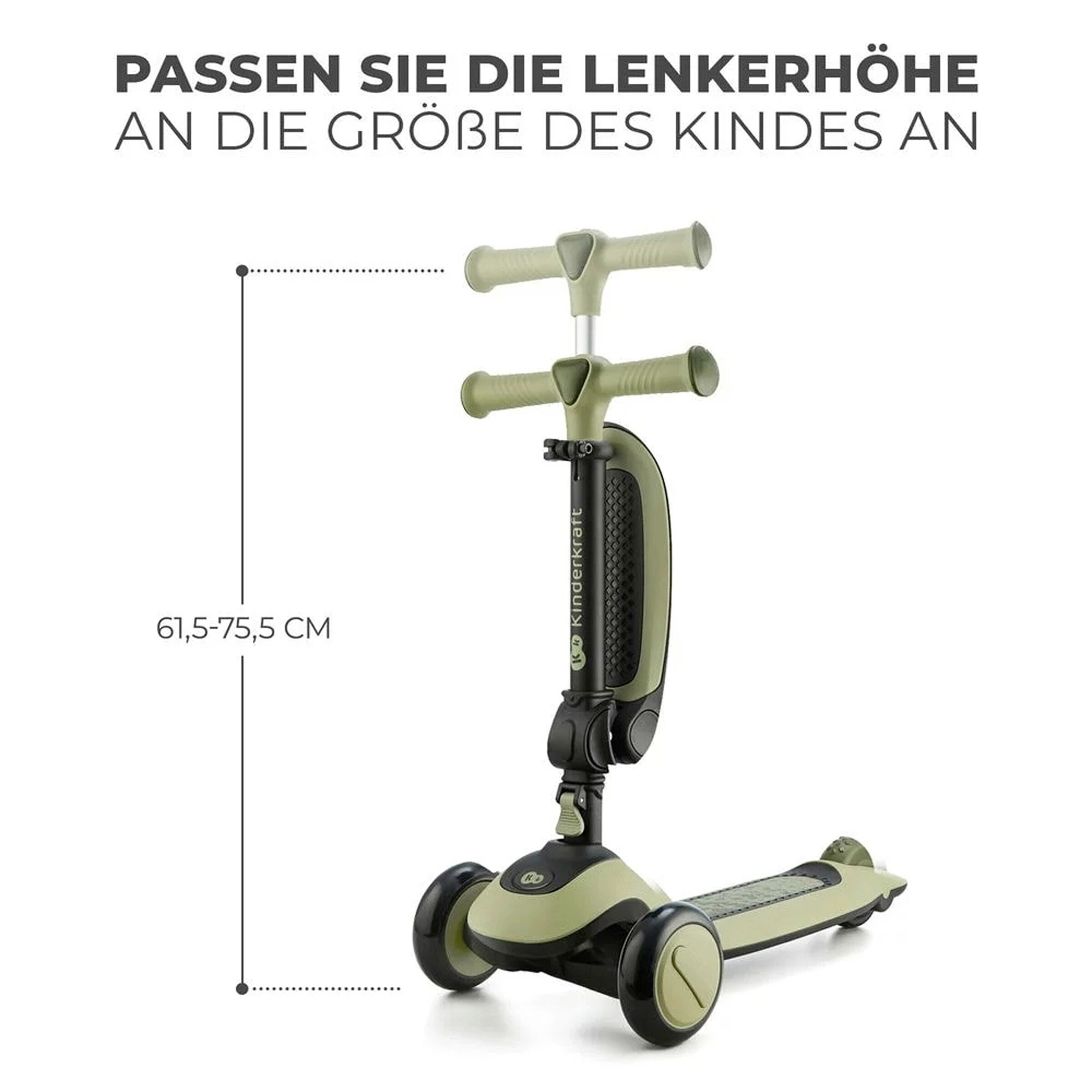 Kinderkraft Scooter HALLEY grassland green