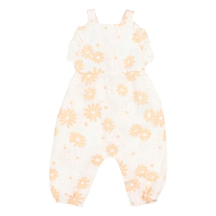 Búho Combinaison Bretelles Daisy | Blanc