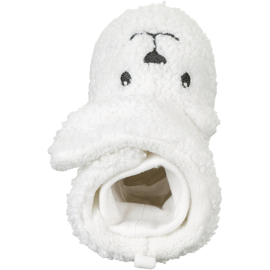 Sterntaler Babyschuh Eisbär ecru