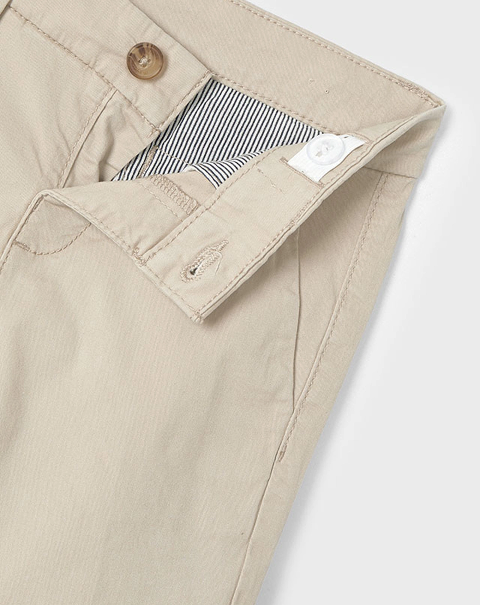 Bermuda-Shorts CHINO SERGE BASIC in sesam