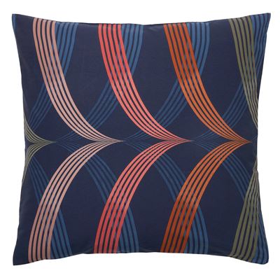Linge de lit motif ondes graphiques