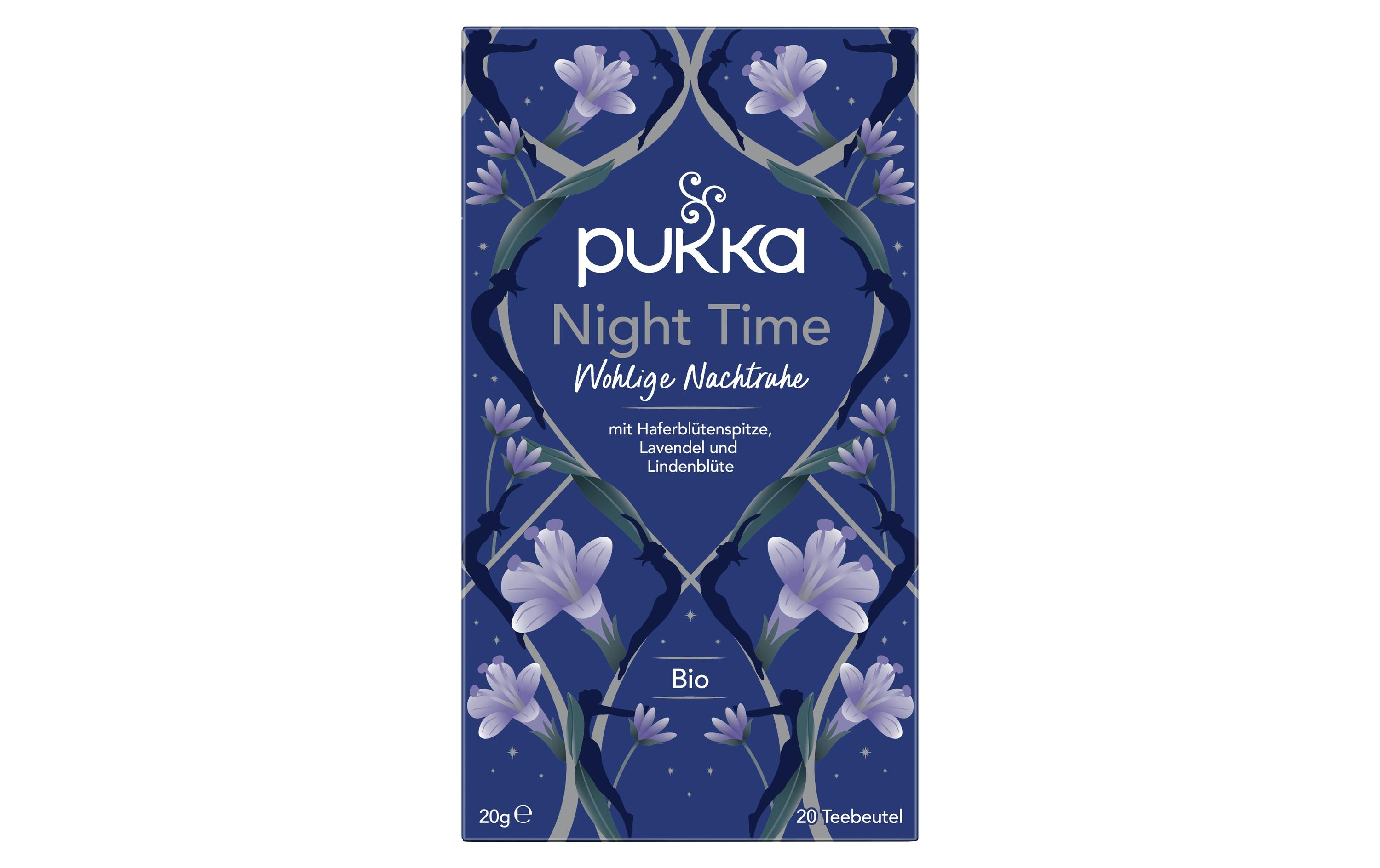 Teebeutel Night Time 20 StückBiologisch zertifizierte Teemischung für eine gute Nacht