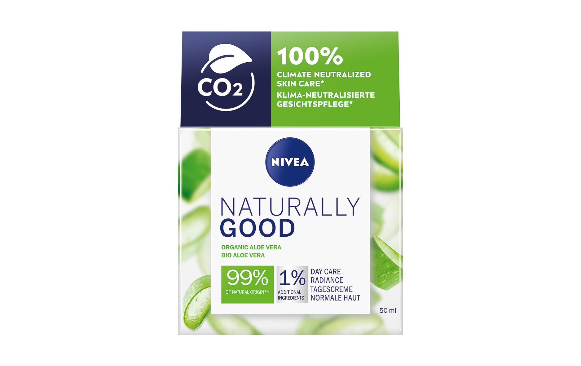 Tagescrème Naturally Good Bio Aloe Vera 50 mlTiefenwirksame und feuchtigkeitsspendende Gesichtspflege