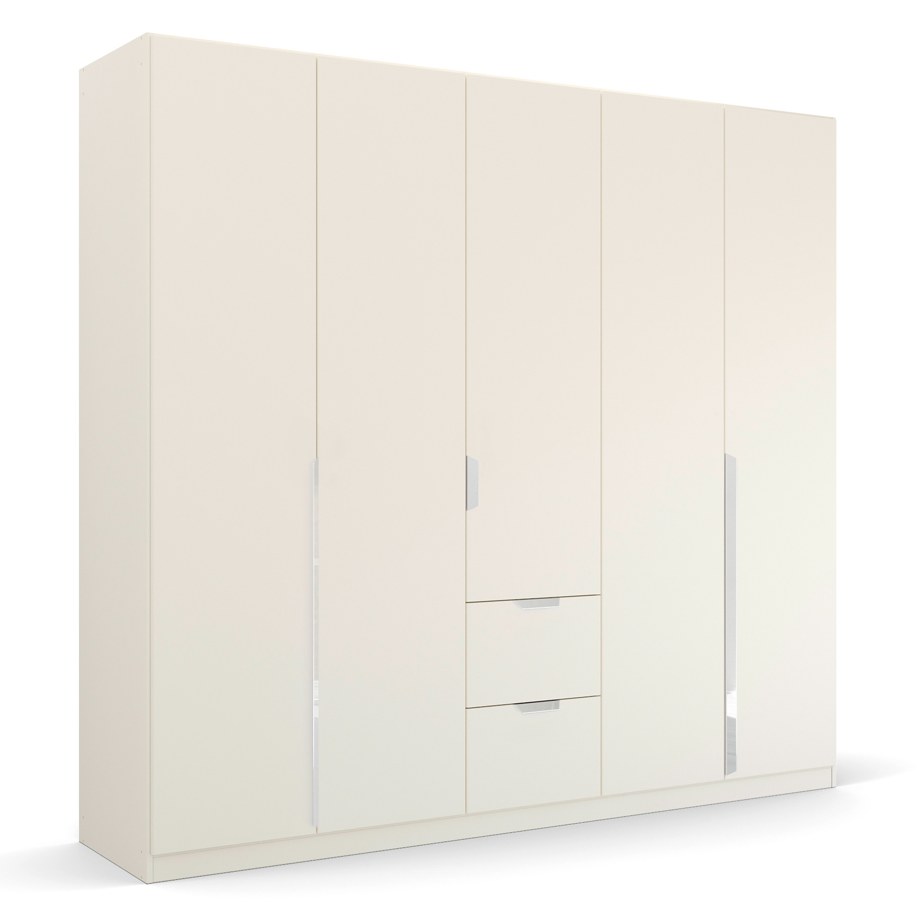 Drehtürenschrank - alpinweiß - 226 cm