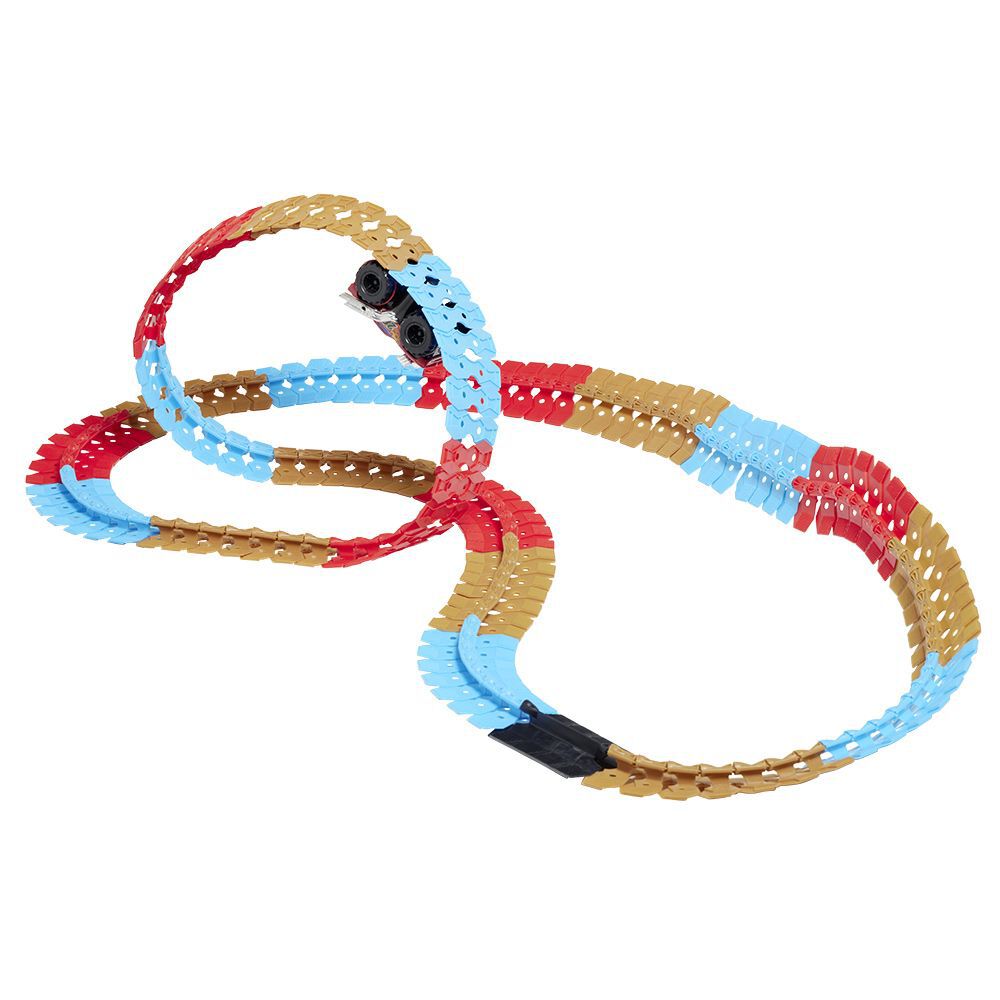 Circuit flexible phosphorescent avec voiture lumineuse