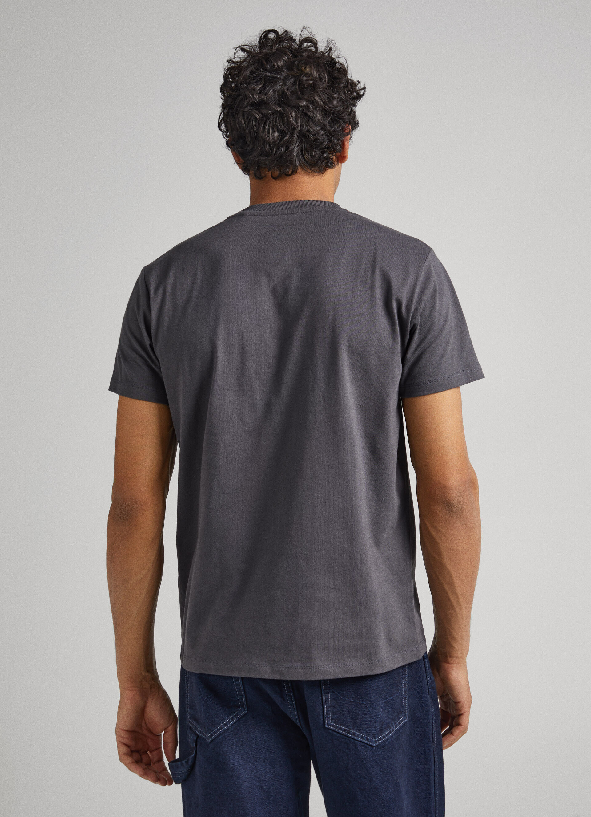 Camiseta com o logotipo de 1973 - cinza trovão