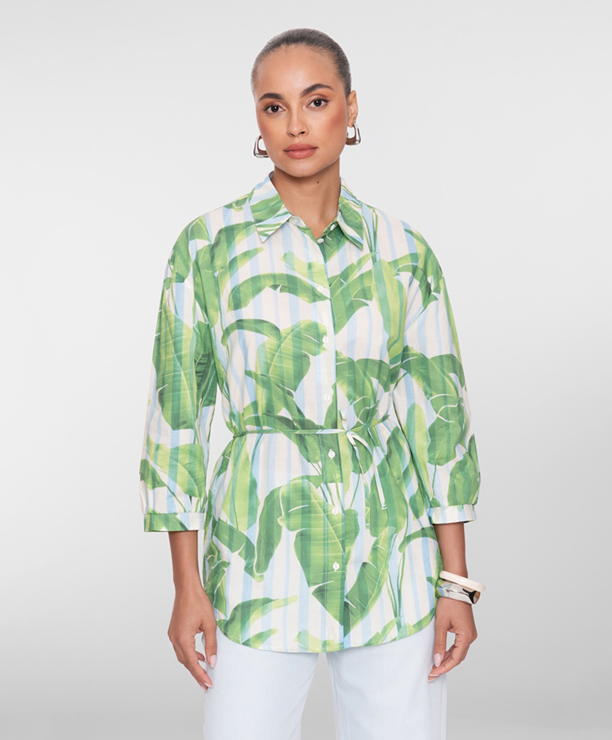 Geisha Dames blouse groen