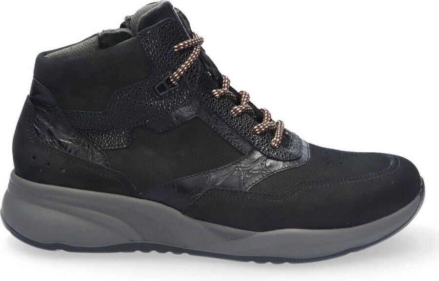 Durea 9778~H~~~~~~~~~~~~~~~~~~~~~~~~ Half-hoge schoenen Zwart